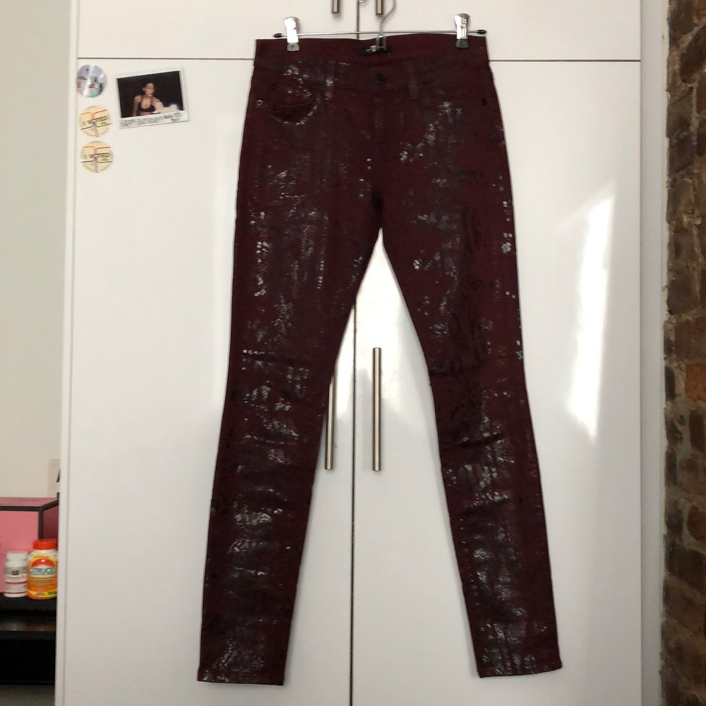 SUPER HOT snake skin printed jeans!!!
